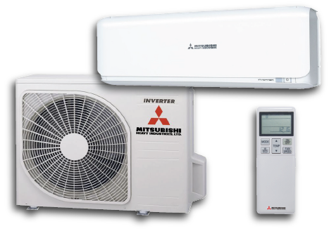 Mitsubishi split-unit airconditioning